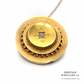 Victorian Etruscan Diamond Target Brooch (15ct; c. 1870-90)