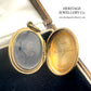 Antique Gold and Enamel Mourning Locket