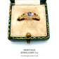 Antique Gold, Sapphire and Diamond 5-stone Ring (c.1912)