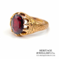 Antique Garnet Single Stone Ring