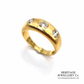 RESERVED - Antique Diamond Gypsy Ring (18ct gold)