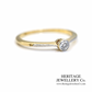 Antique Diamond Single Stone Ring