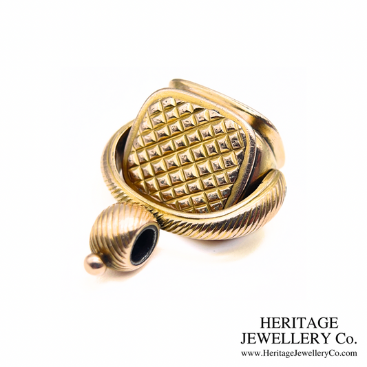 Antique Triple Spinning Fob (9ct gold)