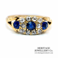 Antique Sapphire and Diamond Ring