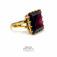 Fine Antique Garnet Ring (20ct gold)