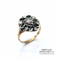 Antique Old Cut Diamond Cluster Ring