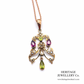 Edwardian Suffragette Amethyst, Peridot and Pearl Pendant