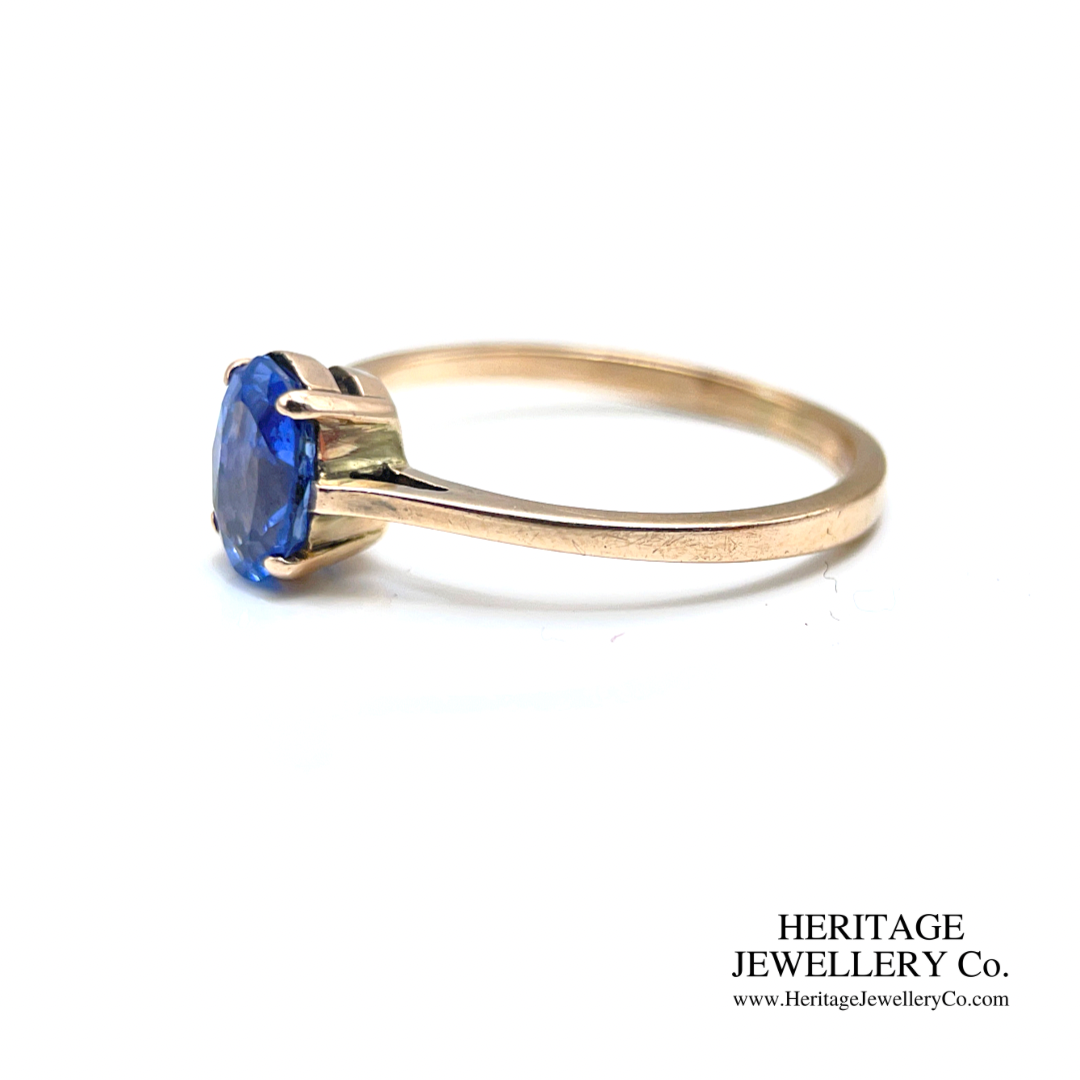 Vintage Sapphire Single Stone Ring