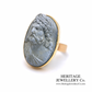 Fine Antique Greek God Cameo Ring