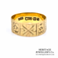 Edwardian Engraved Gold Band (c.1904)