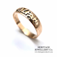 Victorian Rose Gold Mizpah Ring