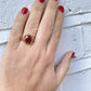 RESERVED - Antique Garnet Ring