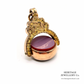 Antique Victorian Gold Spinning Seal Fob Pendant (10ct Gold, Bloodstone and Carnelian)