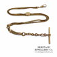 Antique Gold Albertina with T-Bar
