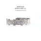 Antique Victorian Silver Bangle Bracelet (c. 1880) by Robert James Dick