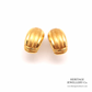 Vintage Gold Hoop / Half Shell Earrings (18ct gold)