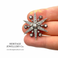 Antique French Diamond Star Brooch (c.1880-1900)
