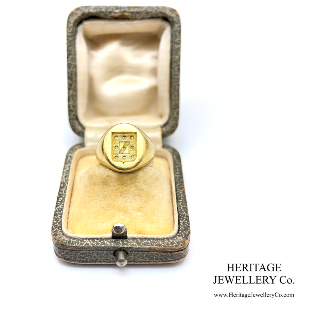 Antique French Gold Signet Ring (18ct)