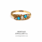 Victorian Turquoise & Pearl Ring (c.1898)