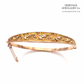 Vintage Gold Floral Bangle (c. 1938; 9ct gold)