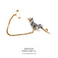Antique Old Cut Diamond Brooch