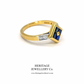 Vintage Kutchinsky Sapphire & Diamond Ring