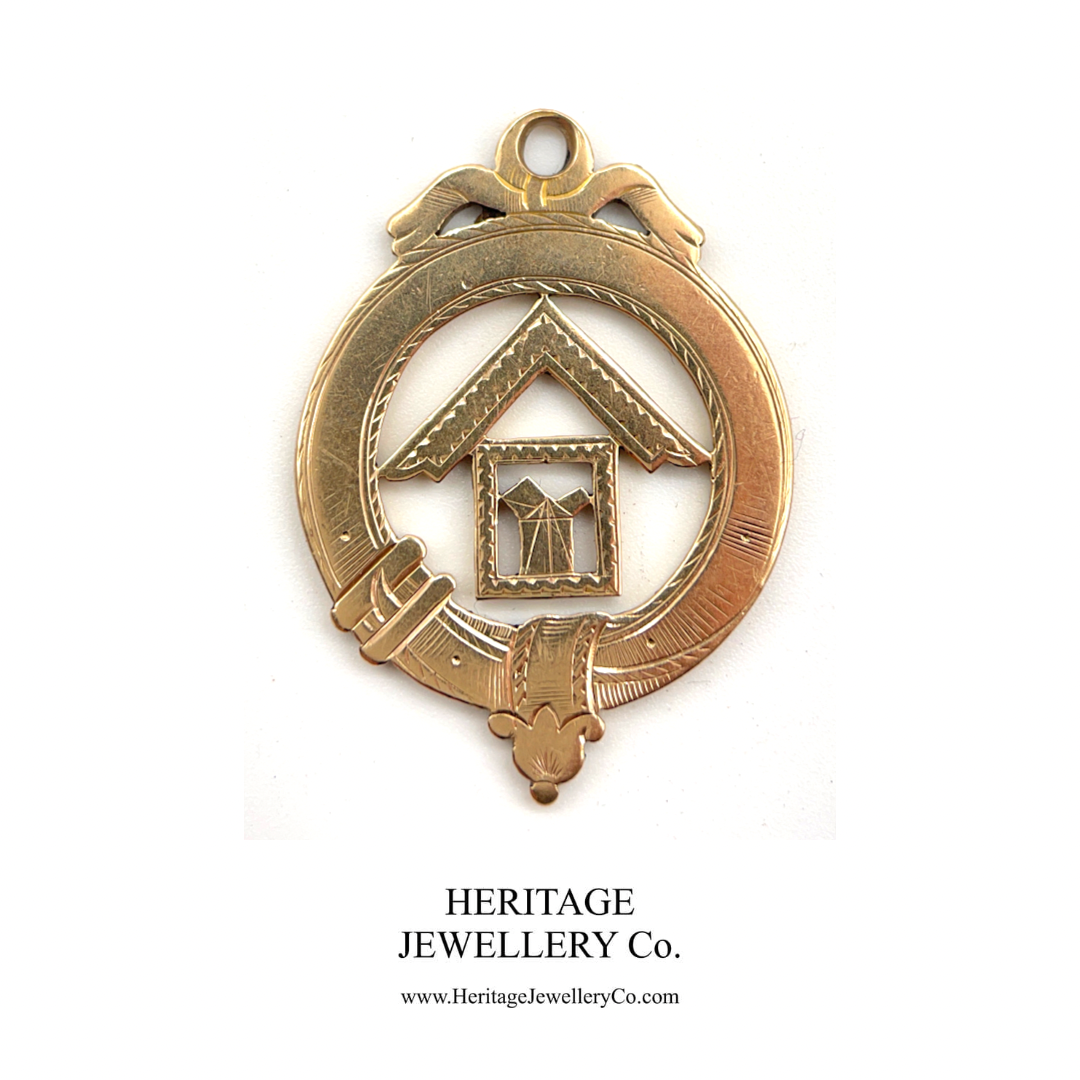 Edwardian Masonic Gold Medal / Pendant (c.1910)