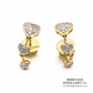 Diamond Heart Earrings