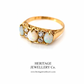 Edwardian Opal Ring with Diamond Accents (c.1906)