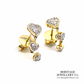 Diamond Heart Earrings