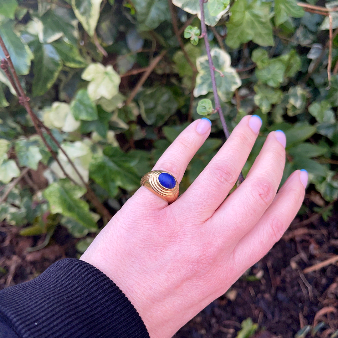 Vintage Boucheron Lapis Lazuli Ring