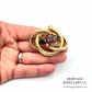 Antique Garnet & Gold Brooch Pendant (9ct gold)