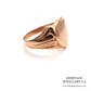 Antique Rose Gold Shield Signet Ring