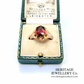 RESERVED - Antique Garnet Ring