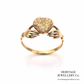 RESERVED - Victorian Gold Claddagh Ring