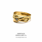 Antique Snake Ring with Old Cut Diamond