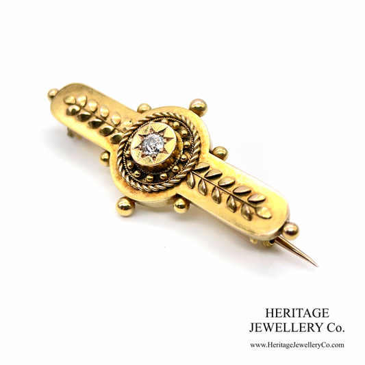Antique Victorian Diamond Brooch
