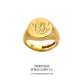 Heavy Vintage Gold Signet Ring (9ct Gold)