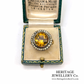 Antique Citrine Pearl Ring (19th Century)