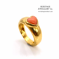 Van Cleef & Arpels Coral Heart Ring