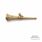 Victorian Gold & Bloodstone Fob Watch Key Pendant