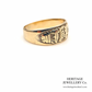 Antique Gold Mizpah Ring (9ct gold)