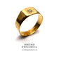 Engraved Diamond Gypsy Ring
