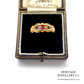 Edwardian Ruby Sapphire and Dia Gypsy Ring