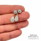 Vintage Diamond Drop Earrings (9ct gold; 1.0ct)
