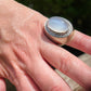 Vintage Moonstone & Diamond Statement Ring