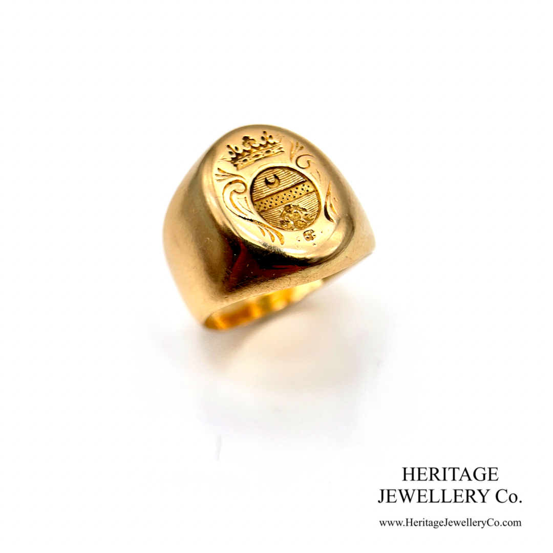 Antique French Signet Ring (18ct gold)