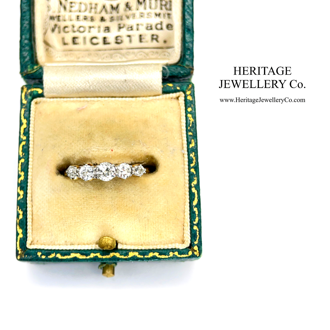 Antique Old Cut Diamond 5-Stone Ring