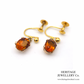 Vintage Citrine Drop Earrings