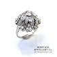 Art Deco Diamond Cluster Ring
